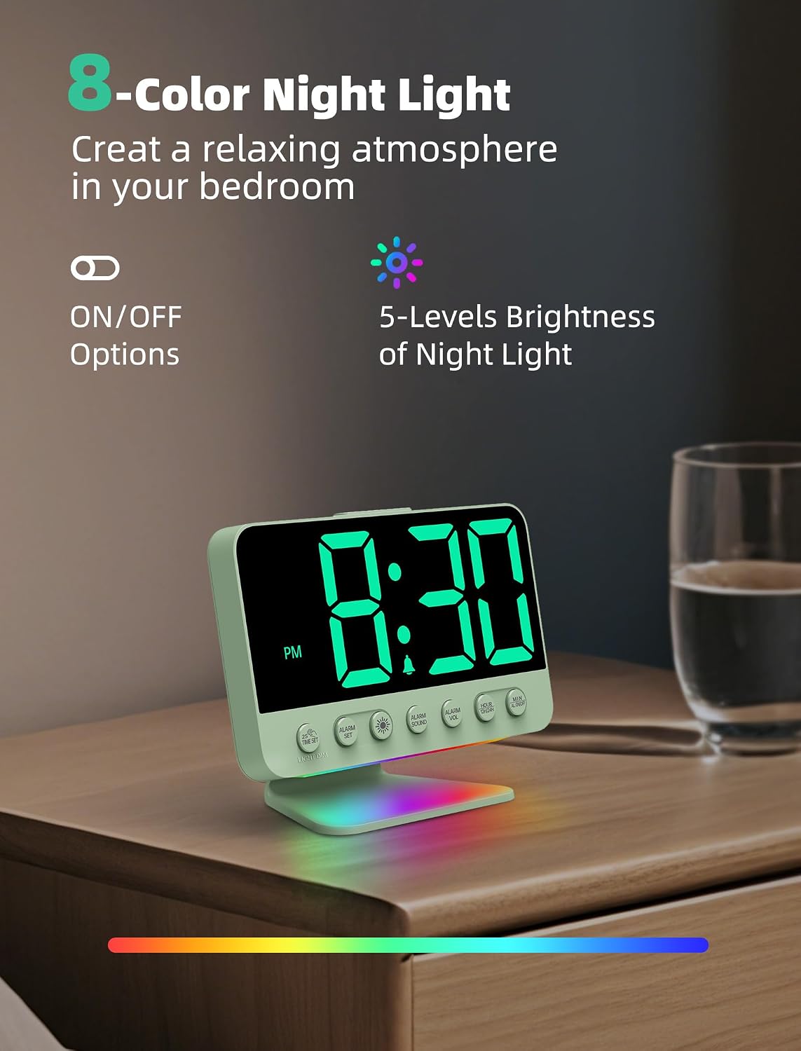 Digital Alarm Clocks for Bedrooms: Easy to Read Across The Room