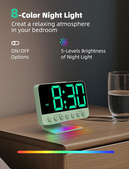 Digital Alarm Clocks for Bedrooms: Easy to Read Across The Room