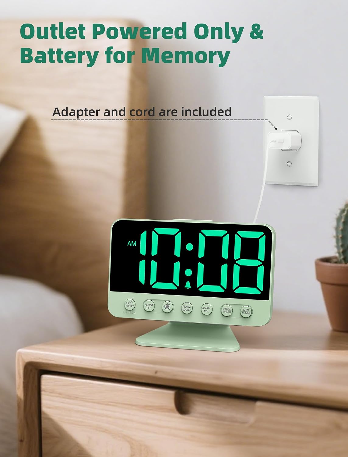Digital Alarm Clocks for Bedrooms: Easy to Read Across The Room