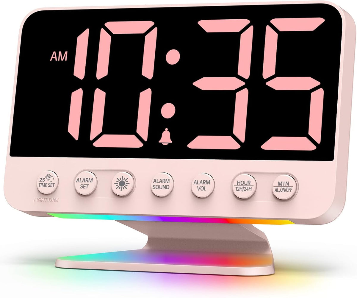 Digital Alarm Clocks for Bedrooms: Easy to Read Across The Room