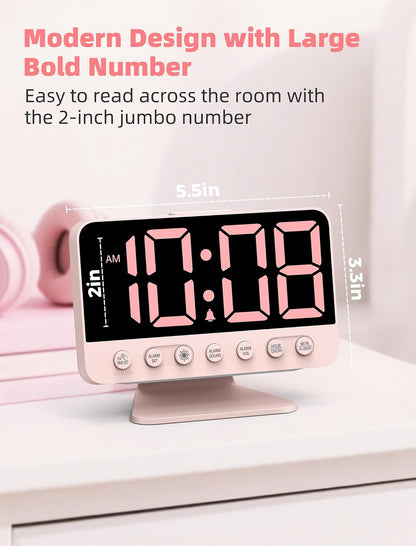 Digital Alarm Clocks for Bedrooms: Easy to Read Across The Room
