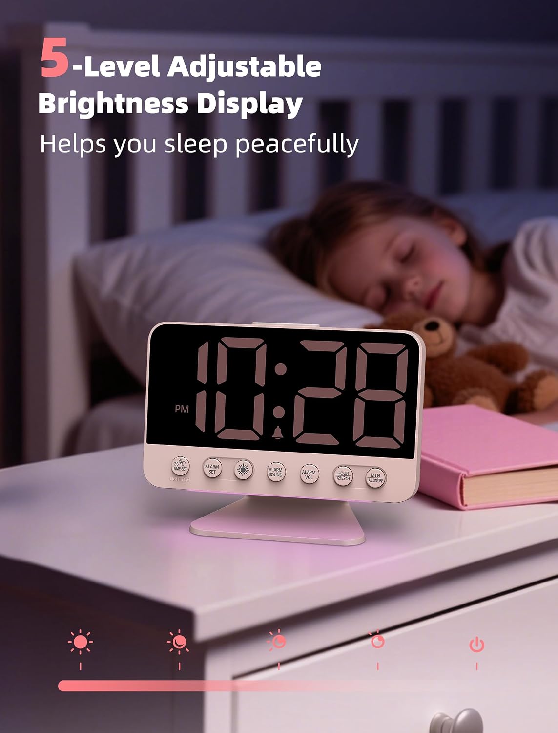 Digital Alarm Clocks for Bedrooms: Easy to Read Across The Room