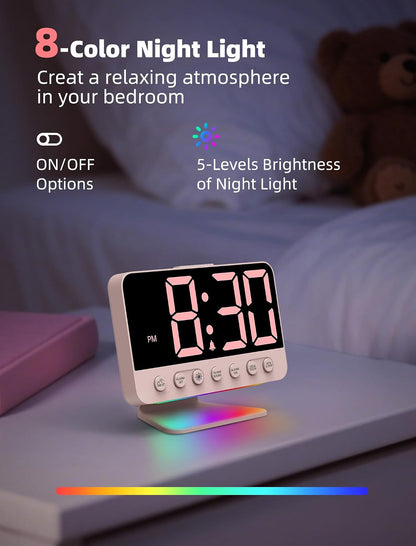 Digital Alarm Clocks for Bedrooms: Easy to Read Across The Room