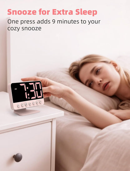 Digital Alarm Clocks for Bedrooms: Easy to Read Across The Room