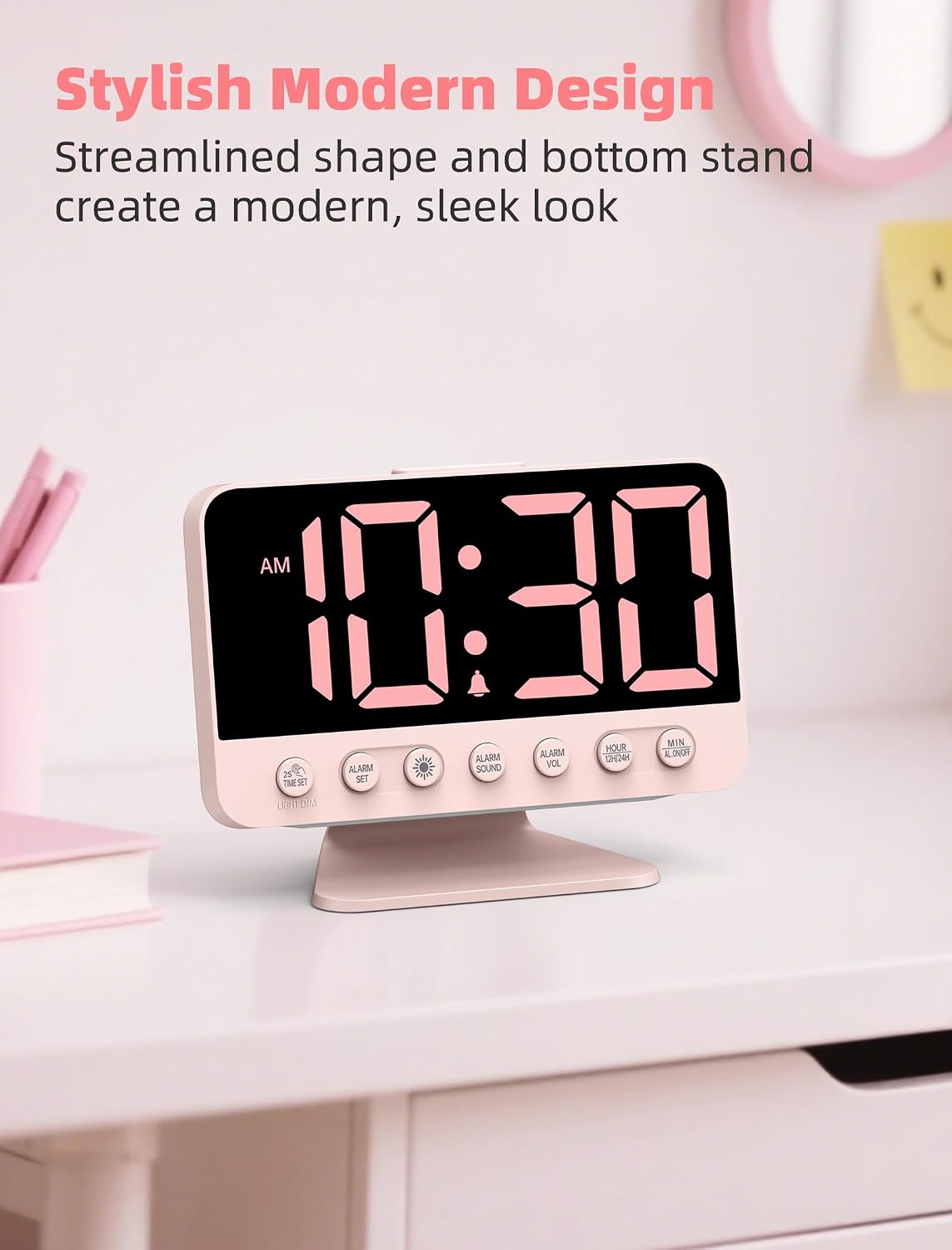 Digital Alarm Clocks for Bedrooms: Easy to Read Across The Room