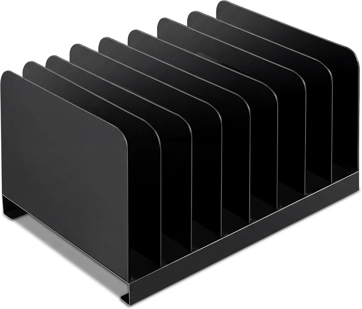 Metal Desktop File Organizer, 15 Compartment, Vertical File Sorter