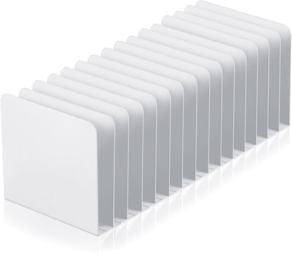 Metal Desktop File Organizer, 15 Compartment, Vertical File Sorter