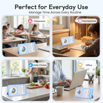 2-in-1 Visual Timer ADHD with Task Board, to-Do List, Checklist