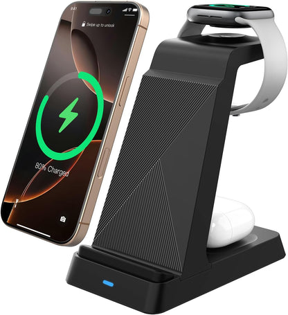 2026 Magnetic 3 in 1 Fast Wireless Charger