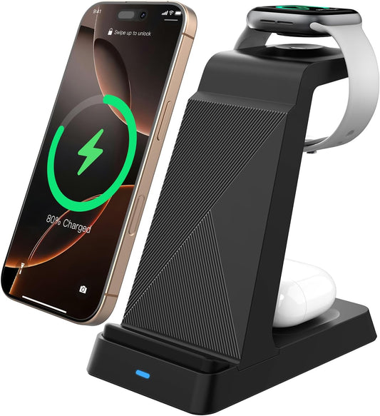 2026 Magnetic 3 in 1 Fast Wireless Charger