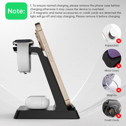 2026 Magnetic 3 in 1 Fast Wireless Charger
