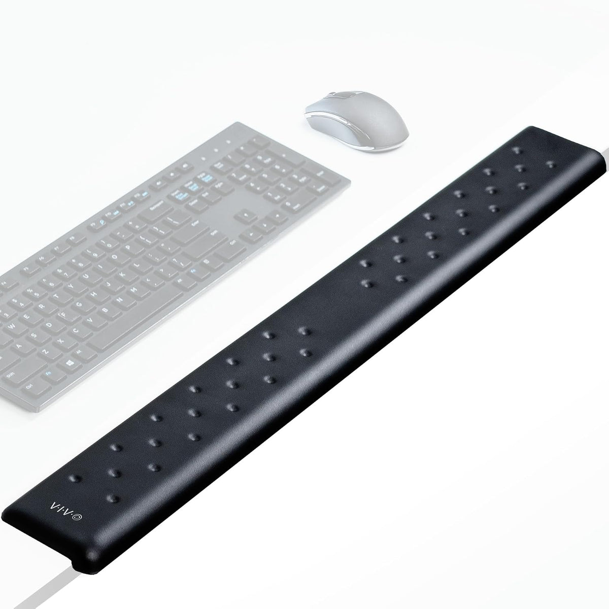 Black Ergonomic Long 30 in Wrist Pad, DESK-WR30