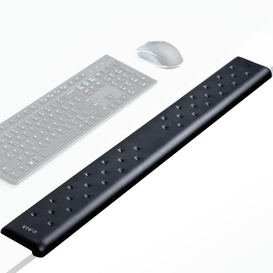 Black Ergonomic Long 30 in Wrist Pad, DESK-WR30