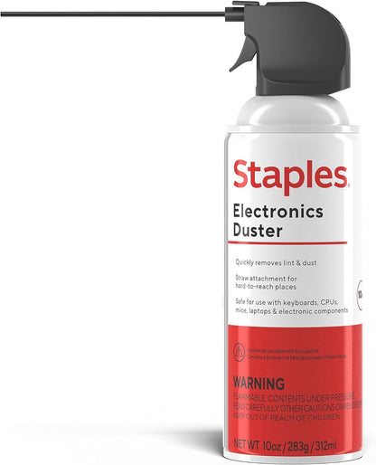 Compressed Air Duster, 10 oz Can, Electronics & Keyboards, Office