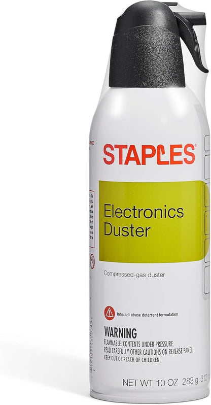 Compressed Air Duster, 10 oz Can, Electronics & Keyboards, Office