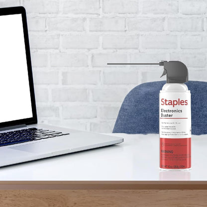Compressed Air Duster, 10 oz Can, Electronics & Keyboards, Office