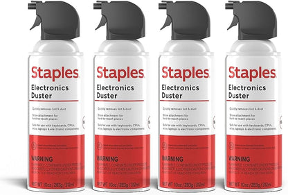 Compressed Air Duster, 10 oz Can, Electronics & Keyboards, Office