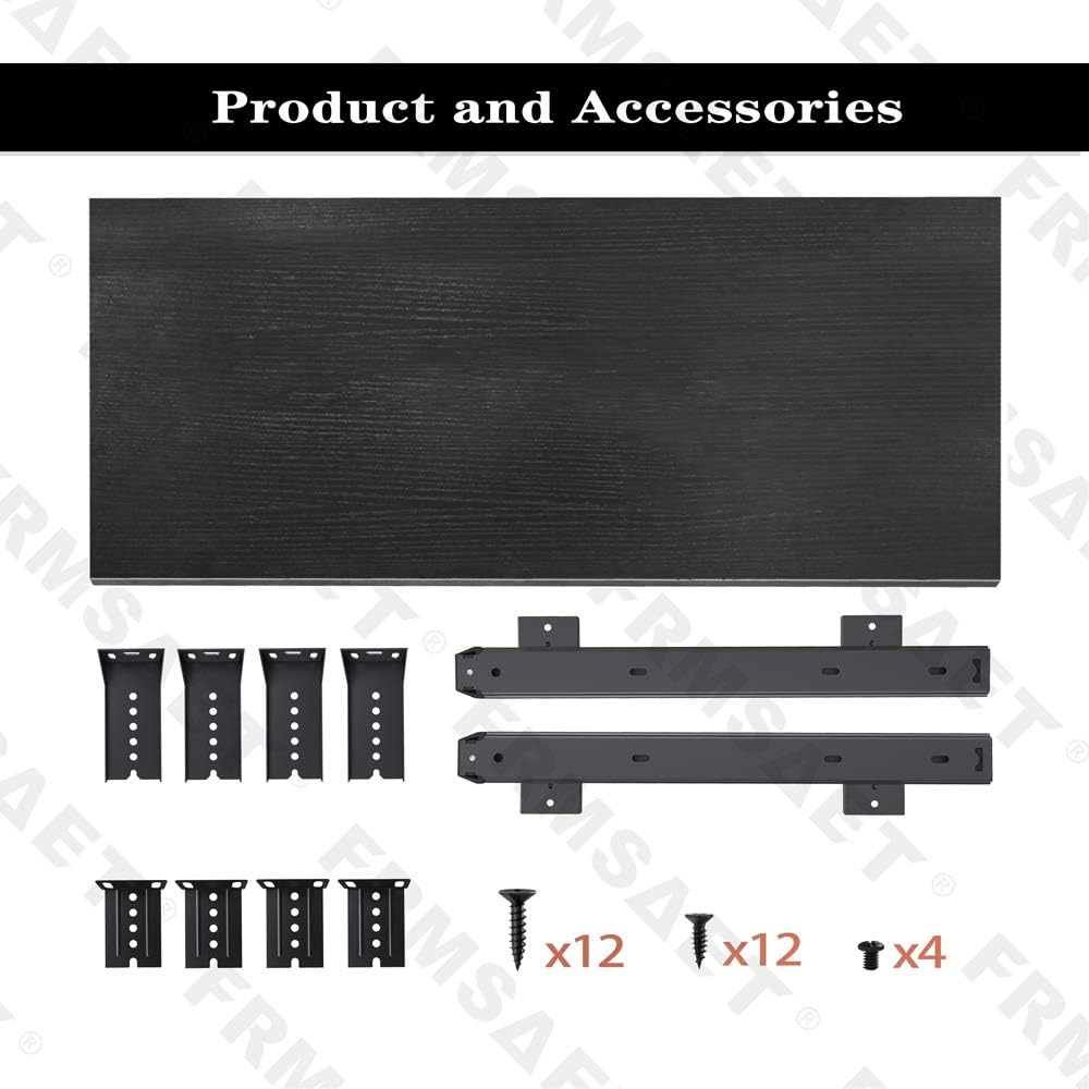 Office Product 20/24/30 inch Keyboard Drawer Tray (30 inch, Black)