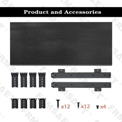 Office Product 20/24/30 inch Keyboard Drawer Tray (30 inch, Black)