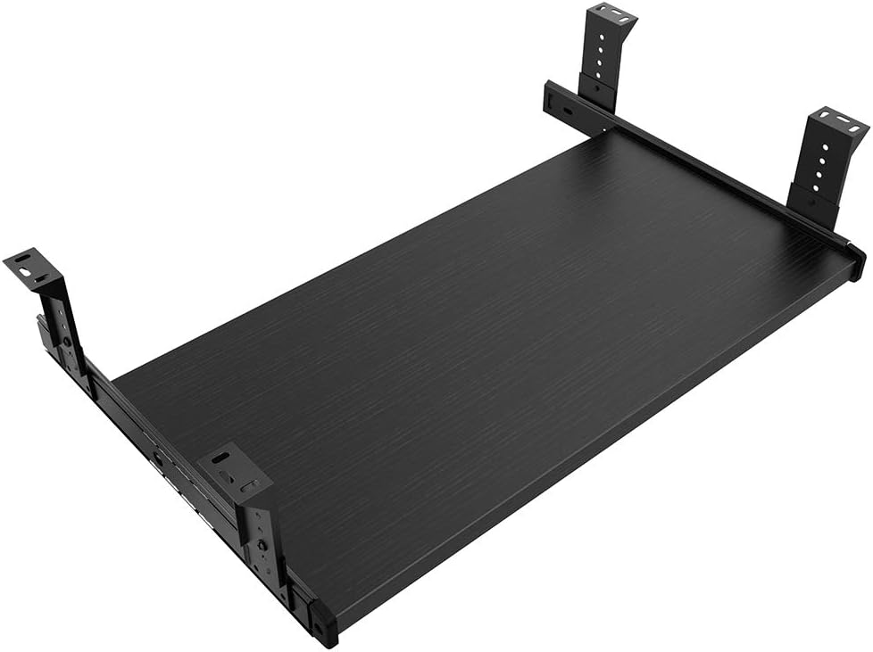 Office Product 20/24/30 inch Keyboard Drawer Tray (30 inch, Black)