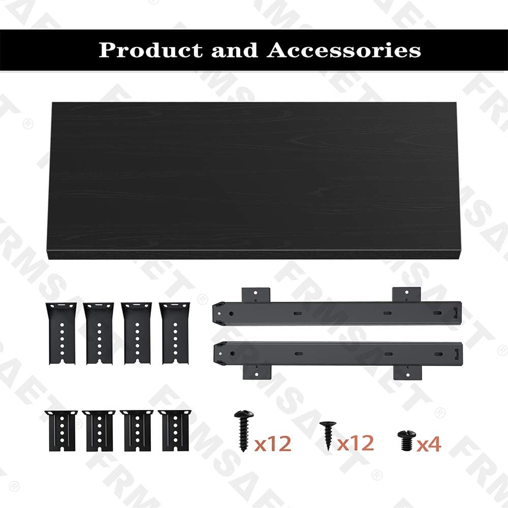 Office Product 20/24/30 inch Keyboard Drawer Tray (30 inch, Black)