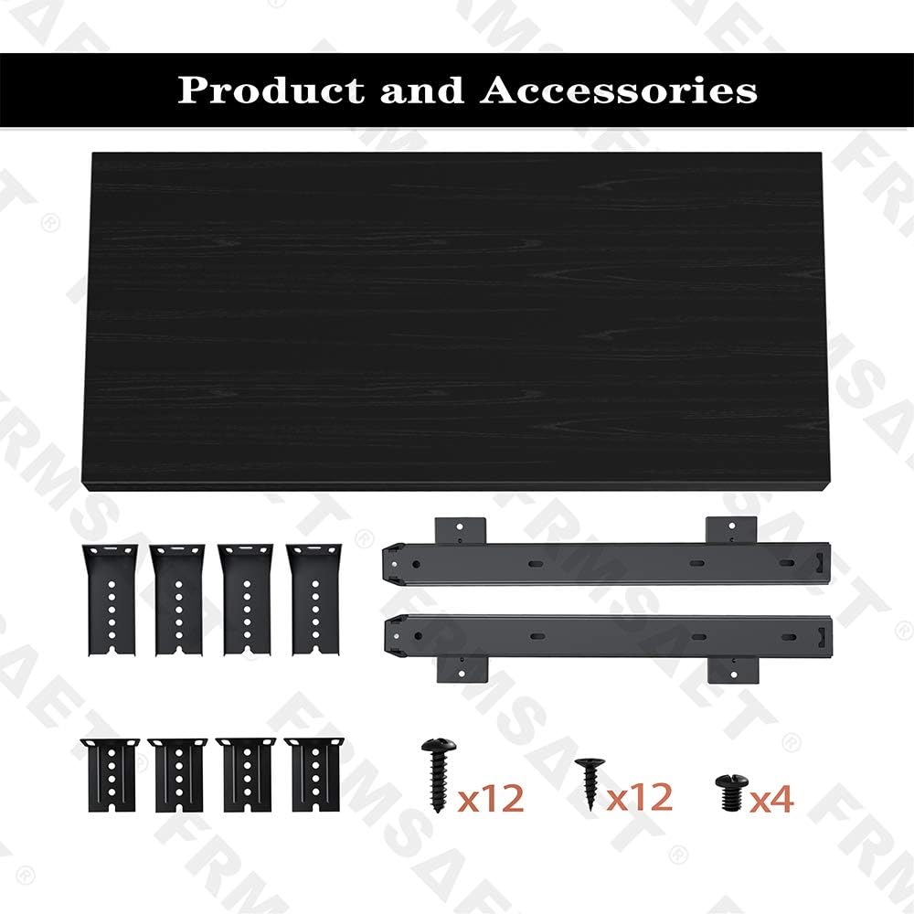Office Product 20/24/30 inch Keyboard Drawer Tray (30 inch, Black)