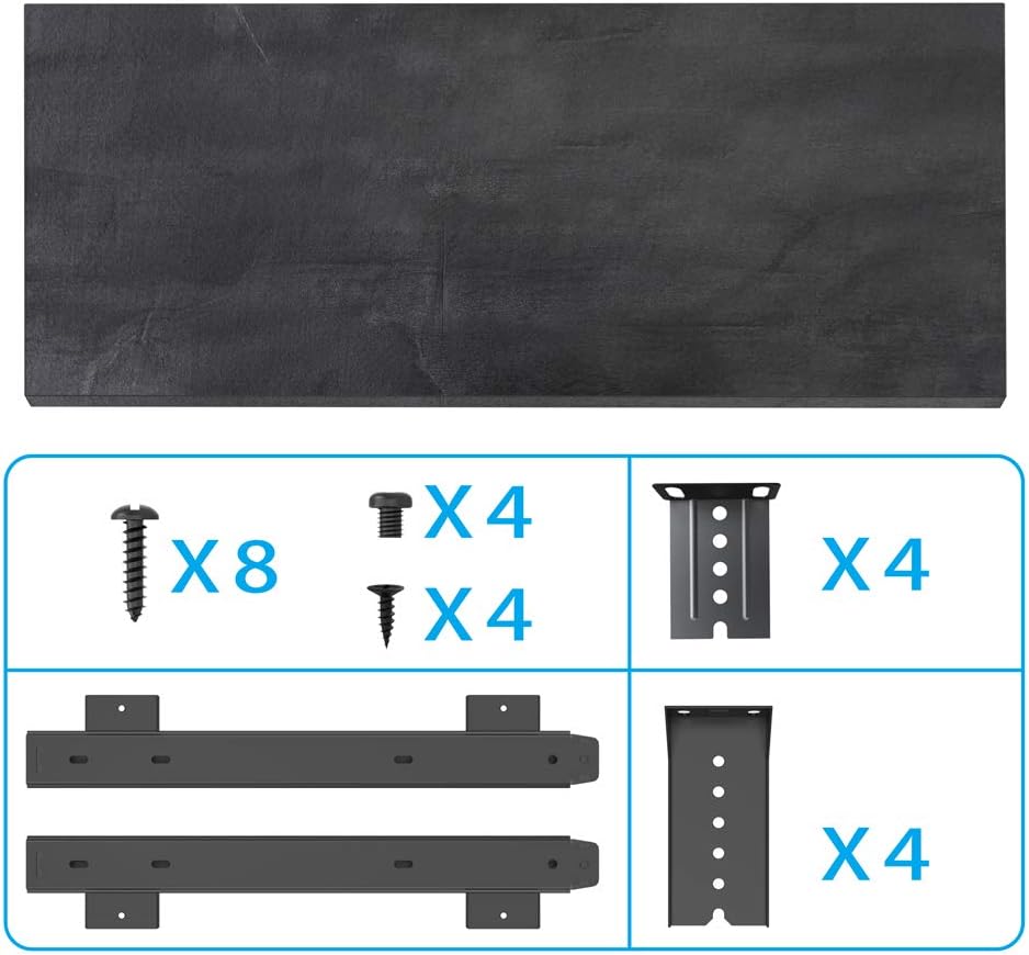 Office Product 20/24/30 inch Keyboard Drawer Tray (30 inch, Black)