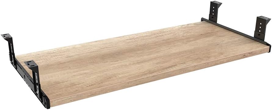 Office Product 20/24/30 inch Keyboard Drawer Tray (30 inch, Black)