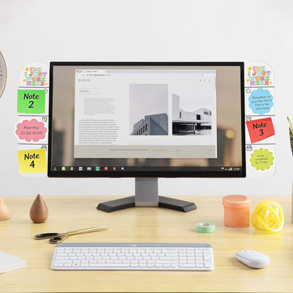 First of All I'm a Delight Funny Office Desk Accessories 2pcs Computer Monitor Memo Board Message Board Supplies for Home Desktop Decor