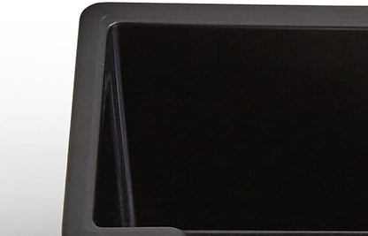 Front-Load Stackable Letter Tray, Plastic, Black, 4/Carton