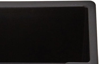 Front-Load Stackable Letter Tray, Plastic, Black, 4/Carton
