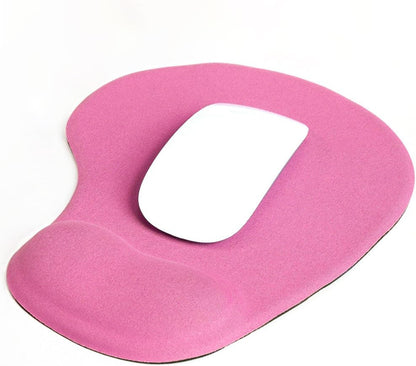 Ergonomic Mouse Pad with Wrist Rest, Gel Wrist Support Mousepad, Pain Relief Laptop Computer Mouse Pad, Non-Slip Mouse Pads for Office & Home (Black, 9.5 x 8.3 in)