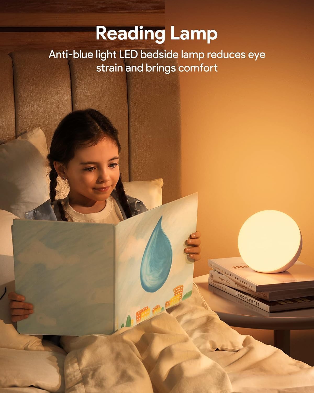 Hifree Smart Table Lamp, Dimmable Desk Lamp with App/Voice Control, LED RGB Color Changing Touch Lamp, Night Lamp for Bedroom Compatible with Alexa