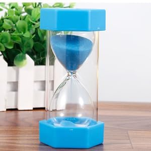 Colorful Sand Timers, Hourglass Sand Timers 5 Minutes Sandglass Timer with Protective Cover for Toothbrush Timer Games Classroom Home Office Cooking(Green+5Min)