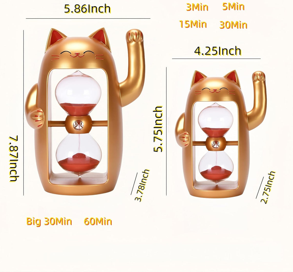 Colorful Sand Timers, Hourglass Sand Timers 5 Minutes Sandglass Timer with Protective Cover for Toothbrush Timer Games Classroom Home Office Cooking(Green+5Min)