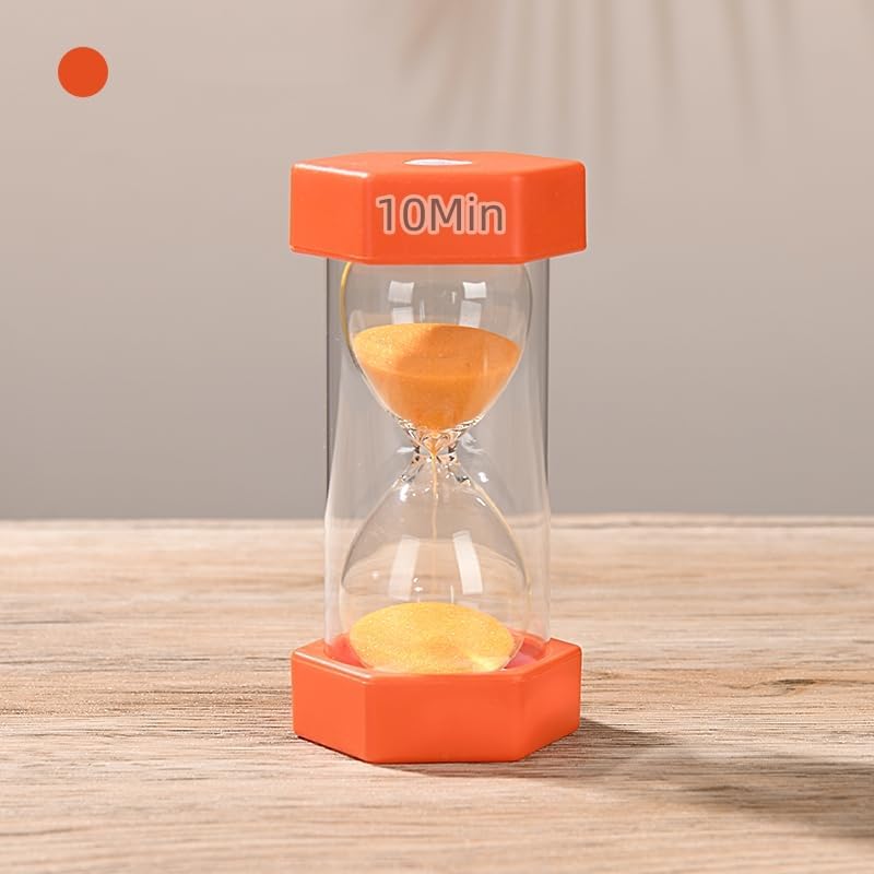 Colorful Sand Timers, Hourglass Sand Timers 5 Minutes Sandglass Timer with Protective Cover for Toothbrush Timer Games Classroom Home Office Cooking(Green+5Min)