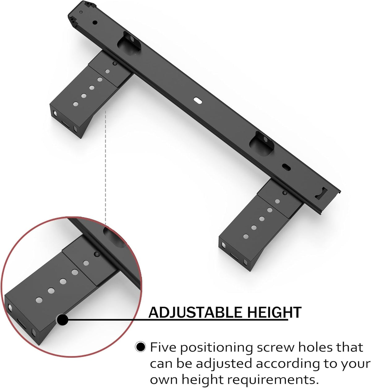 Heavy Duty Under Mount 12/14/16/18 inch Drawer Slides-12 inch Black