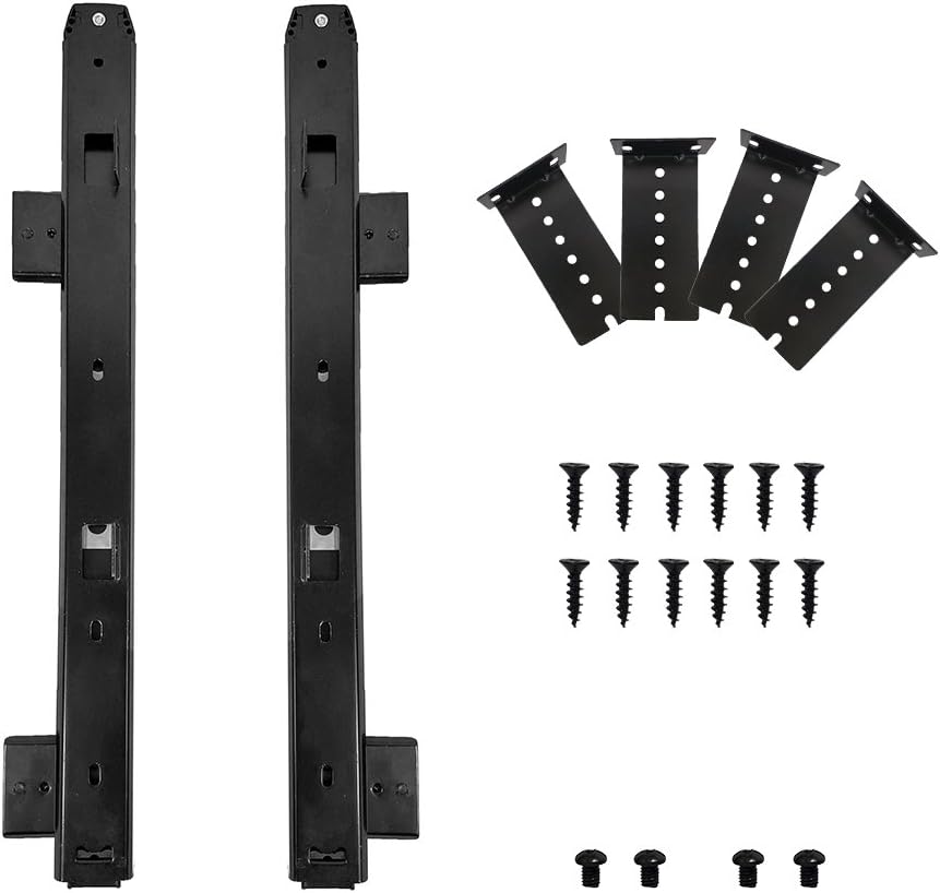 Heavy Duty Under Mount 12/14/16/18 inch Drawer Slides-12 inch Black