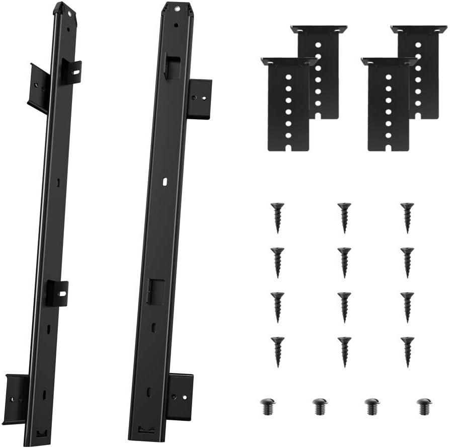 Heavy Duty Under Mount 12/14/16/18 inch Drawer Slides-12 inch Black