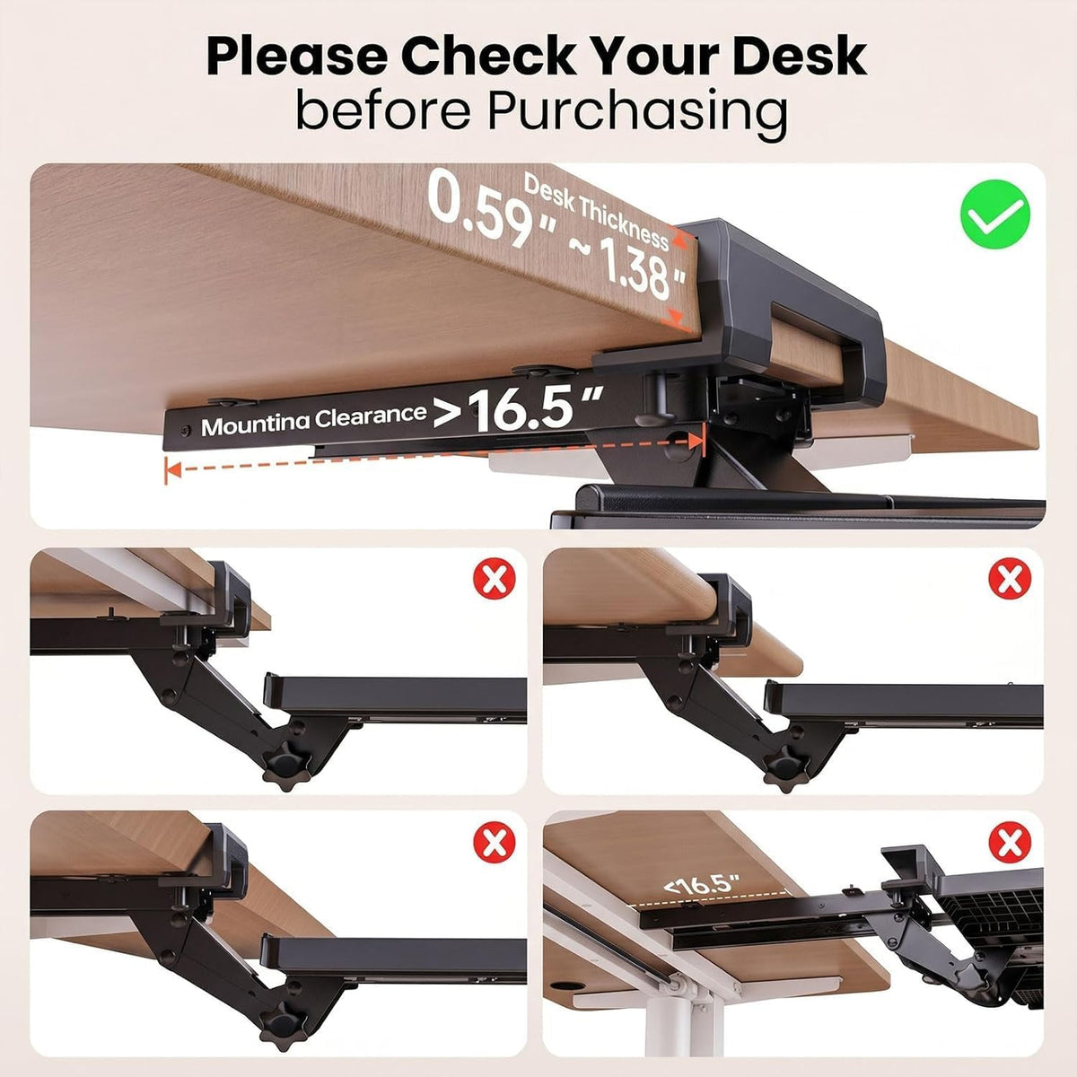 Klearlook Upgraded Ergonomic Keyboard Tray Under Desk, Adjustable Sliding Keyboard Platform Holder, Keyboard Stand with Wrist Rest & Storage Drawer for Home, Office and Gaming, 24.4"x10"
