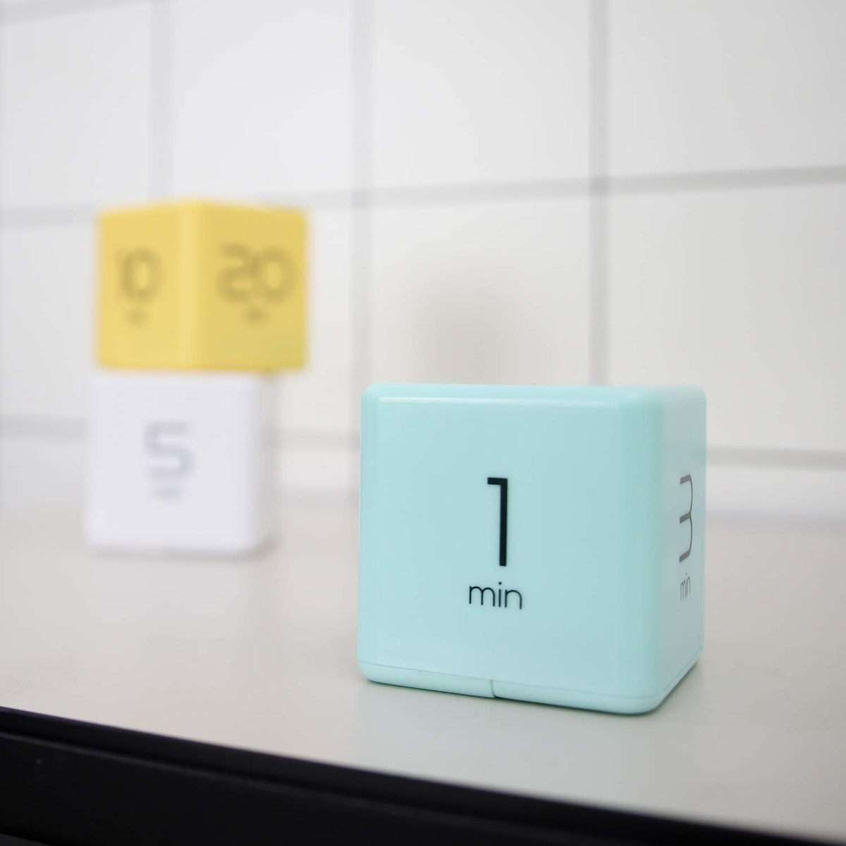 Cube Timer, Flip, Block, Productivity, Time Management (Mint)