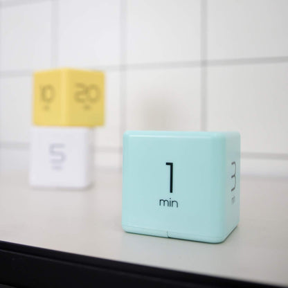 Cube Timer, Flip, Block, Productivity, Time Management (Mint)