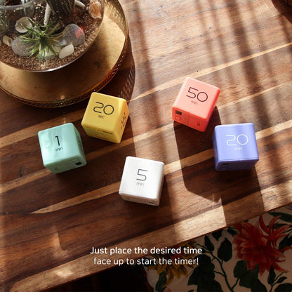 Cube Timer, Flip, Block, Productivity, Time Management (Mint)