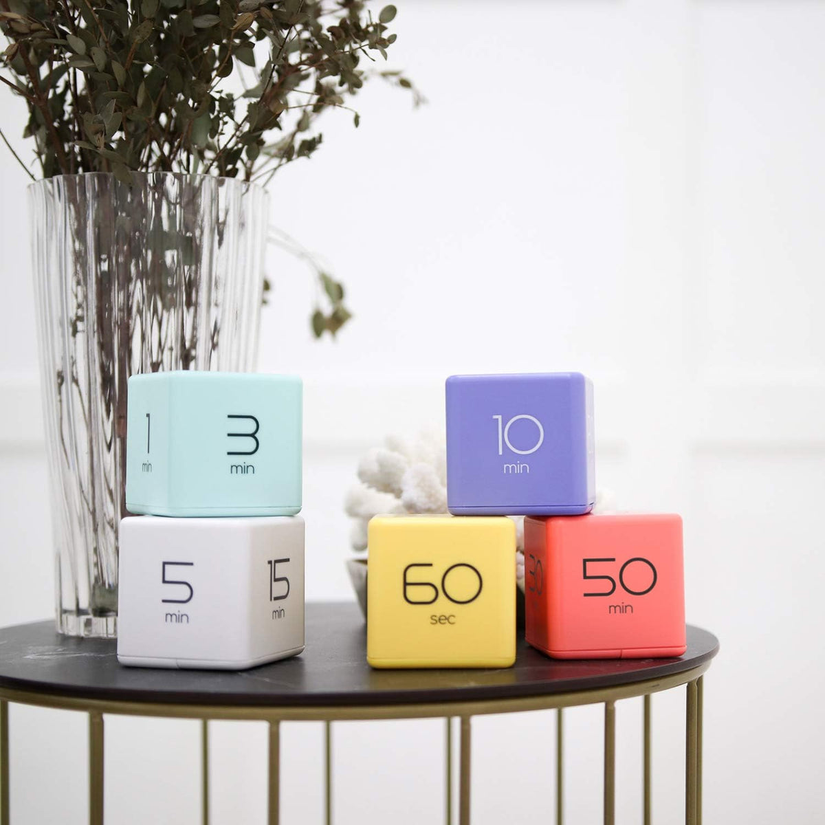 Cube Timer, Flip, Block, Productivity, Time Management (Mint)