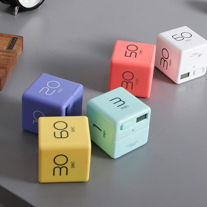 Cube Timer, Flip, Block, Productivity, Time Management (Mint)