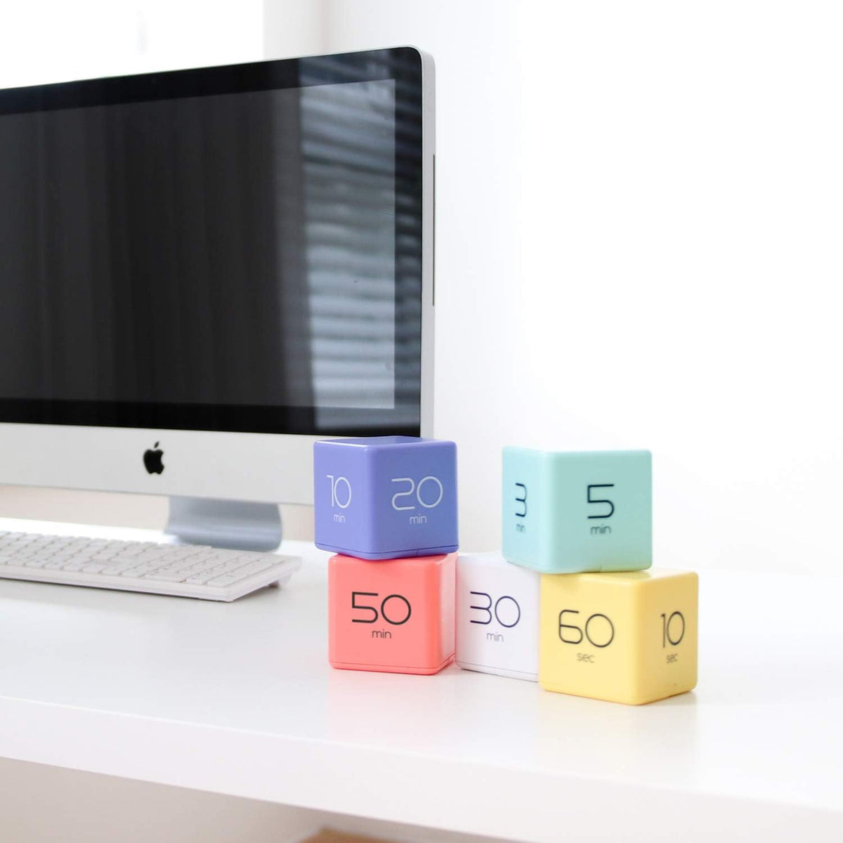 Cube Timer, Flip, Block, Productivity, Time Management (Mint)
