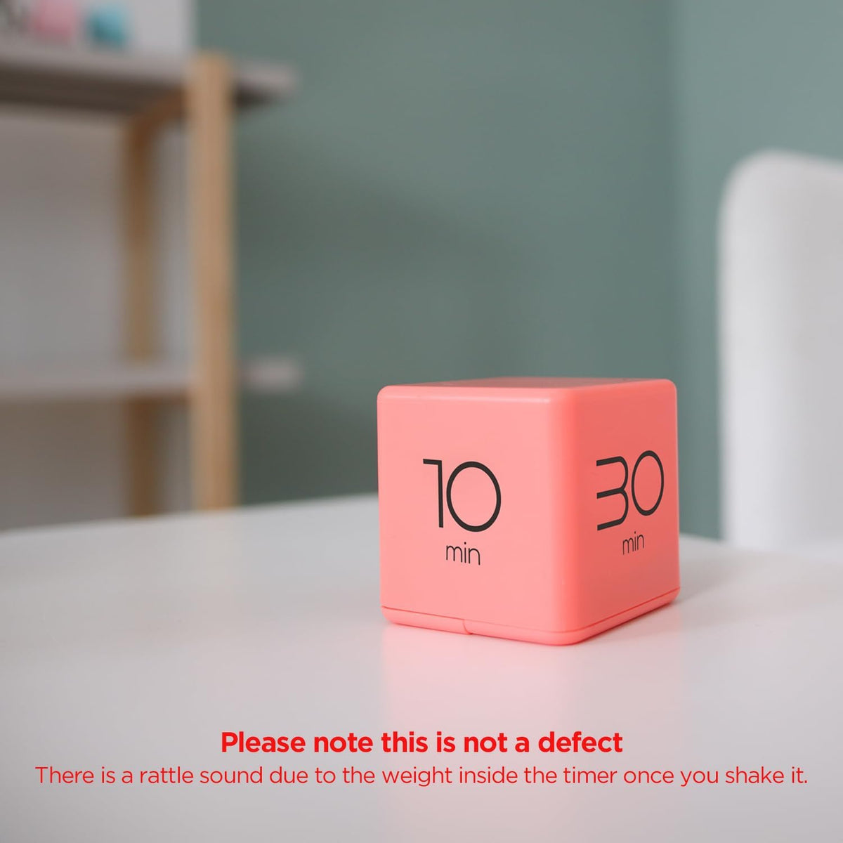Cube Timer, Flip, Block, Productivity, Time Management (Mint)