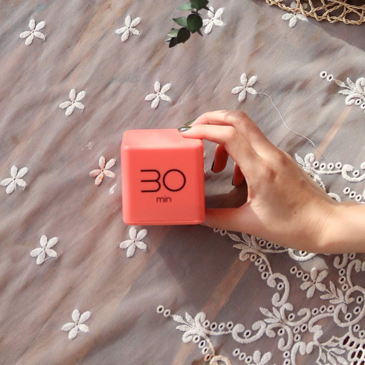 Cube Timer, Flip, Block, Productivity, Time Management (Mint)