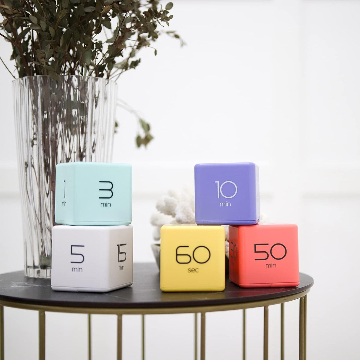 Cube Timer, Flip, Block, Productivity, Time Management (Mint)