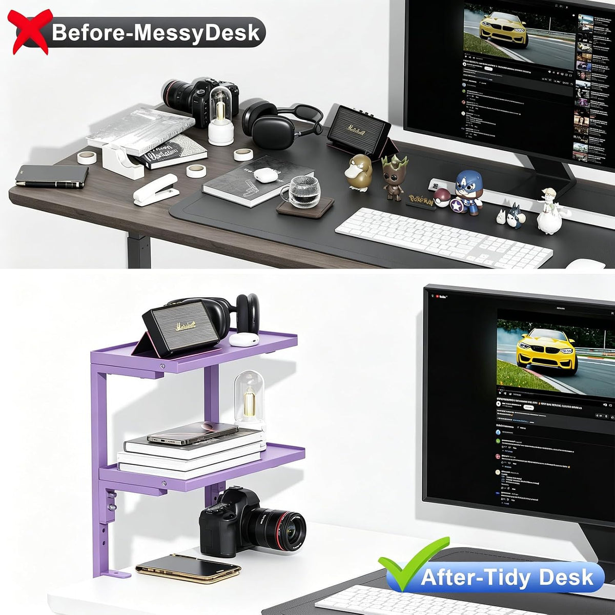 2-Tier Desk Shelf